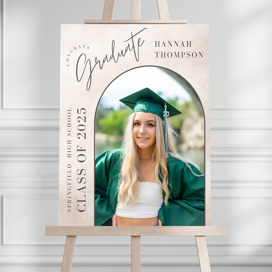 Photo Arch Graduation Party Welcome Sign