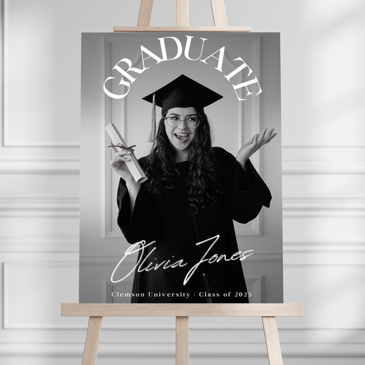 Graduate Arch Photo Graduation Party Welcome Sign