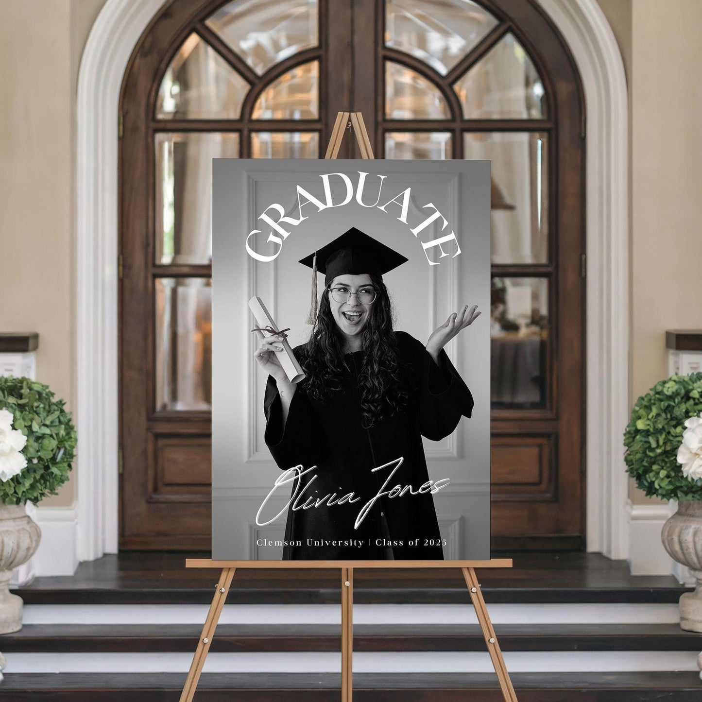 Graduate Arch Photo Graduation Party Welcome Sign