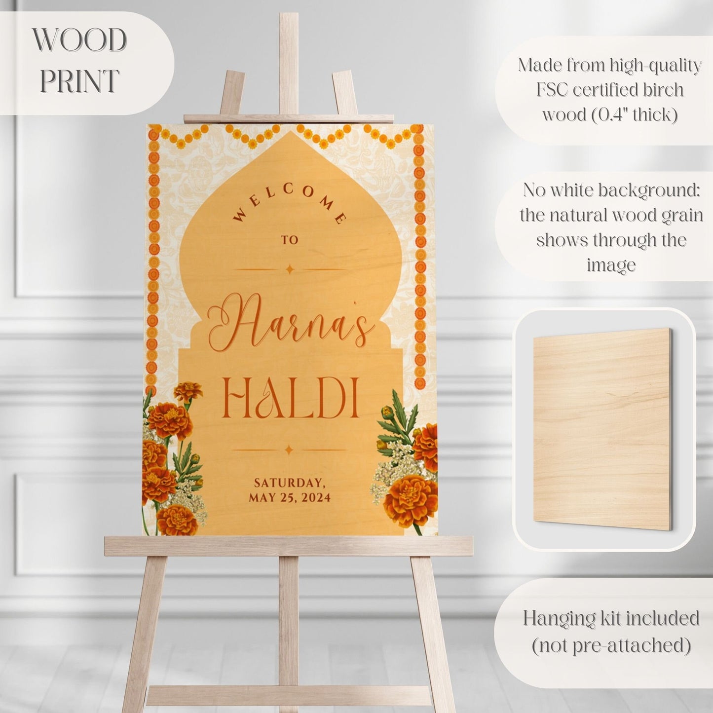 Indian Wedding Sign, Mehndi Decor, Sangeet Welcome Sign, Haldi Welcome Sign, Punjabi Personalized Acrylic Welcome Sign, Custom Indian Decor - Magnolia Dane Co.