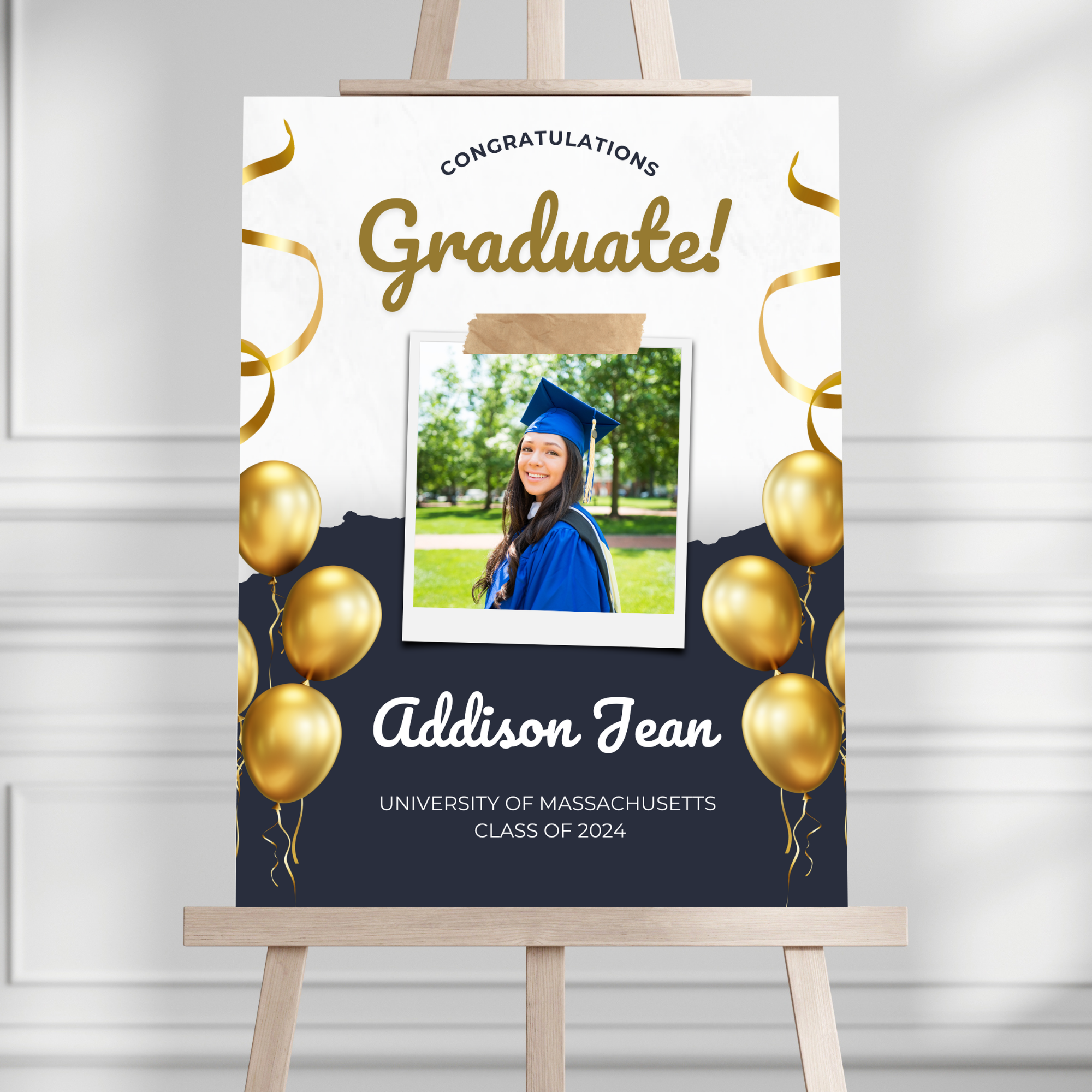 Congrats Grad Sign Personalized Personalized Graduation Decor |