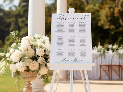 Simple Script Wedding Welcome Sign - Magnolia Dane Co.