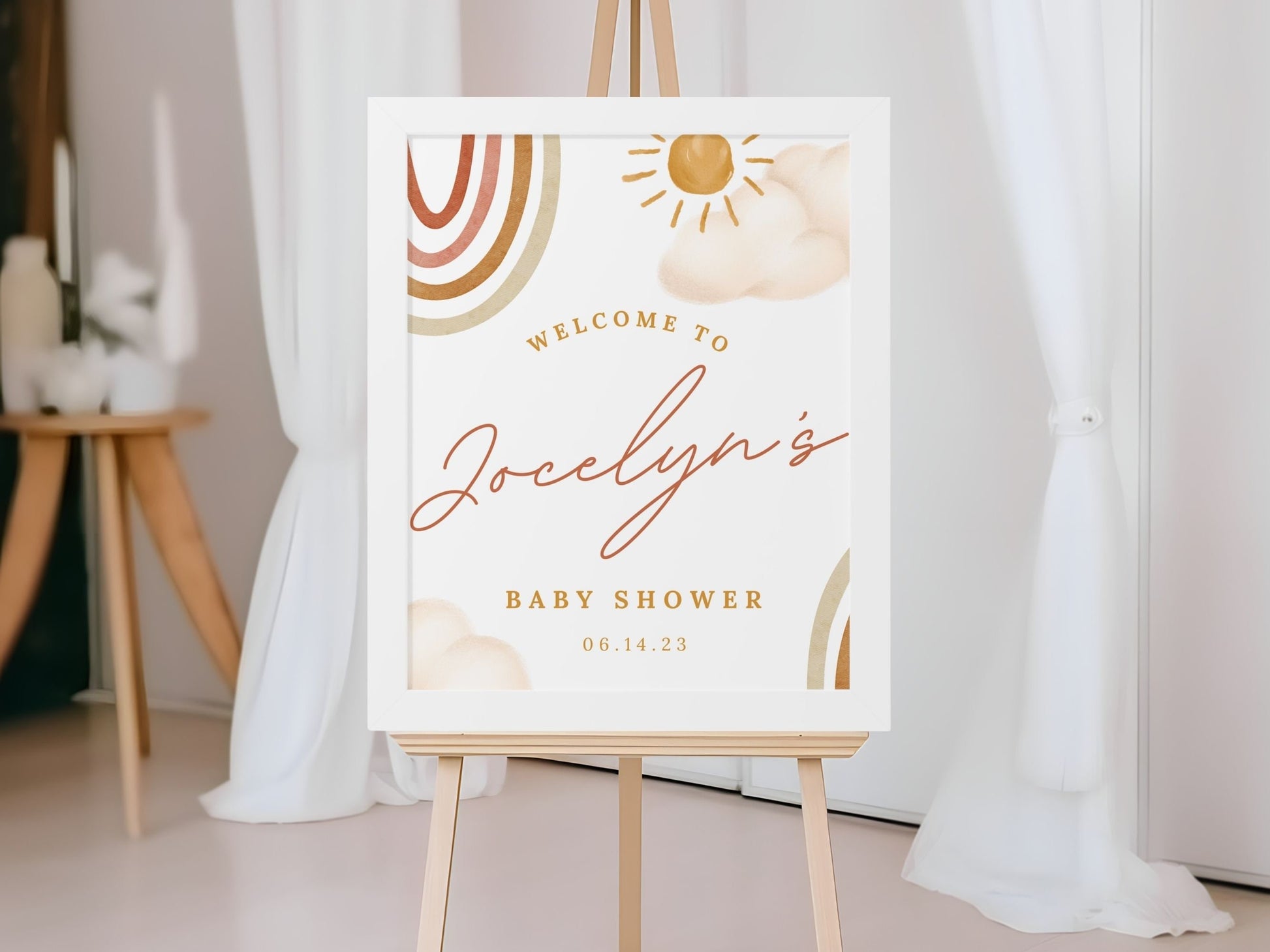 Baby Shower Welcome Sign - Magnolia Dane Co.