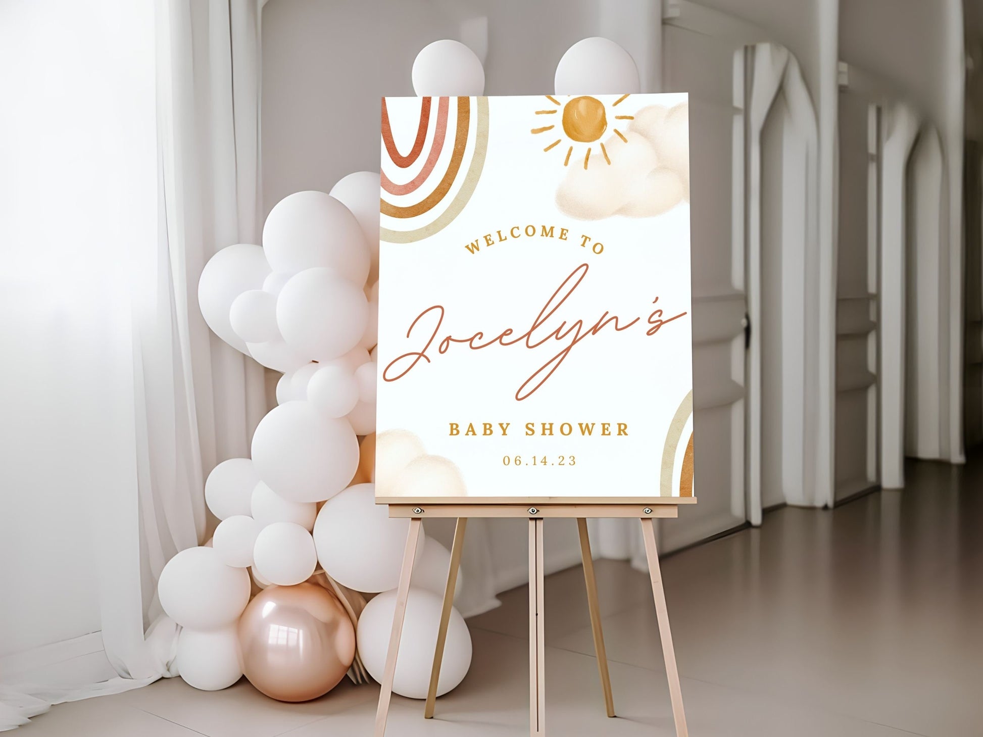 Baby Shower Welcome Sign - Magnolia Dane Co.