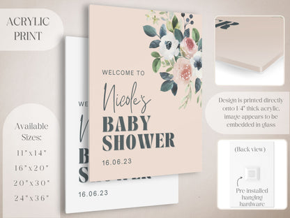 Baby Shower Welcome Sign - Magnolia Dane Co.