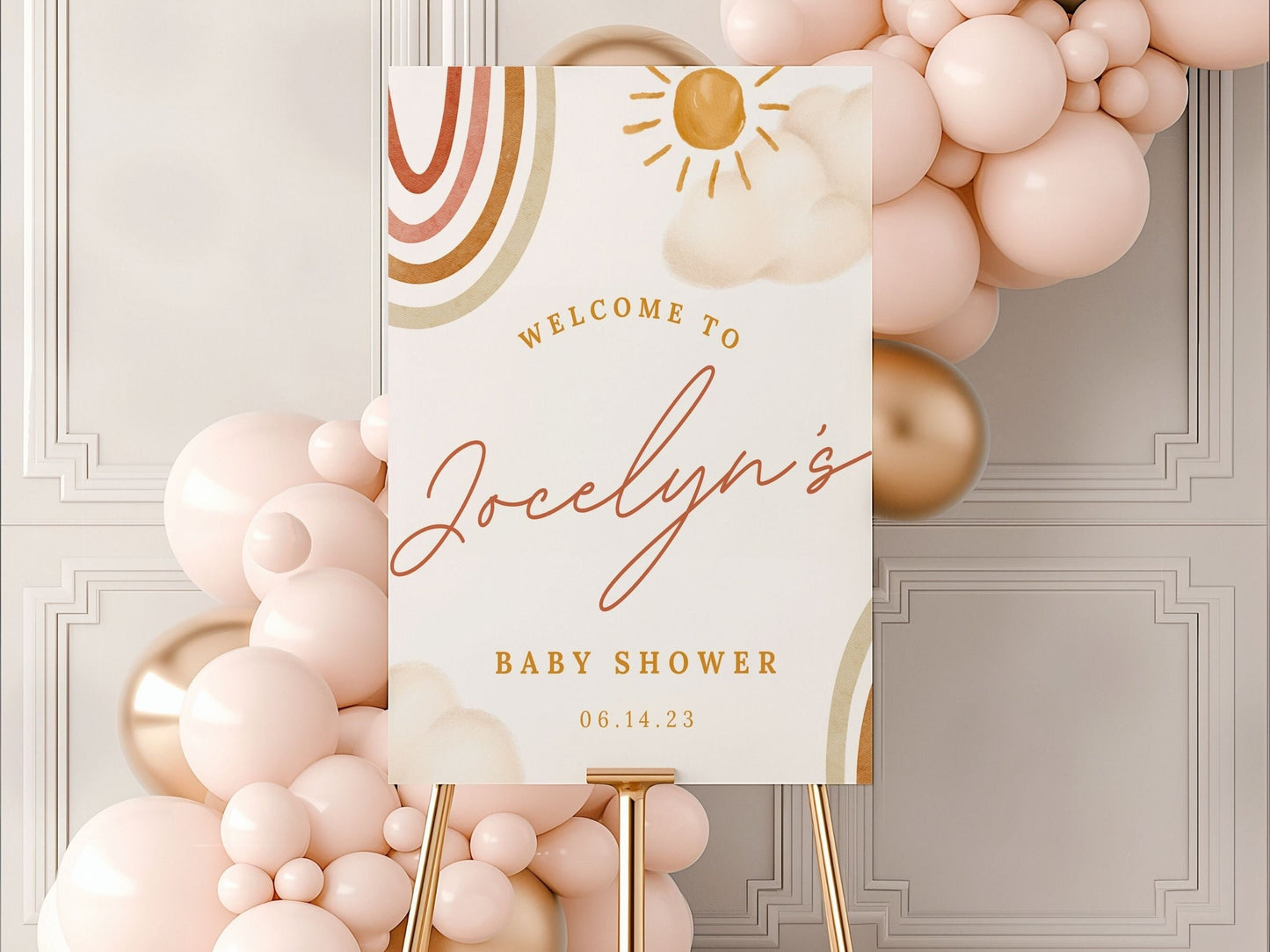 Baby Shower Welcome Sign - Magnolia Dane Co.