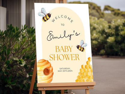 Honey Bee Baby Shower Welcome Sign - Magnolia Dane Co.