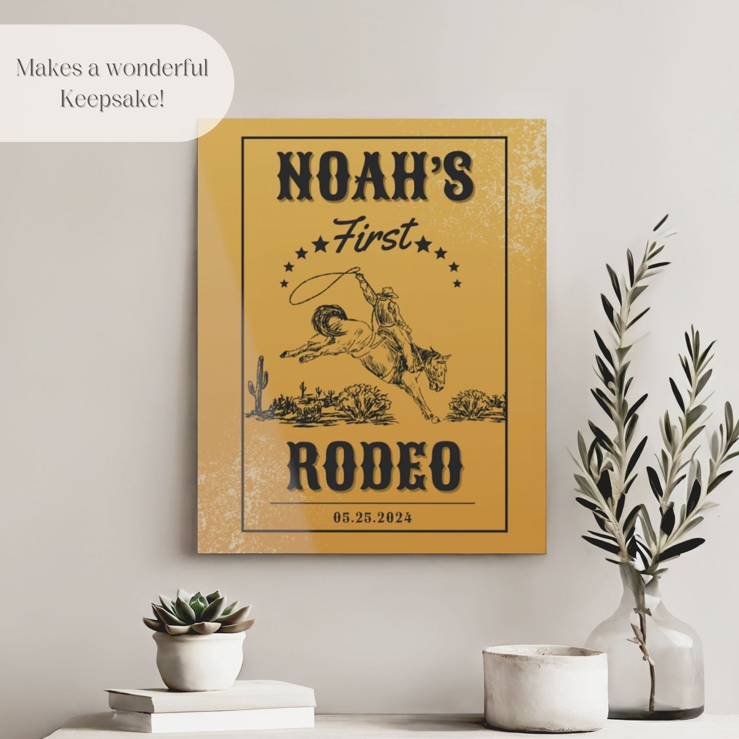 "First Rodeo" 1st Birthday Welcome Sign - Magnolia Dane Co.