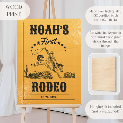 "First Rodeo" 1st Birthday Welcome Sign - Magnolia Dane Co.