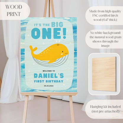 "The Big One" First Birthday Welcome Sign - Magnolia Dane Co.