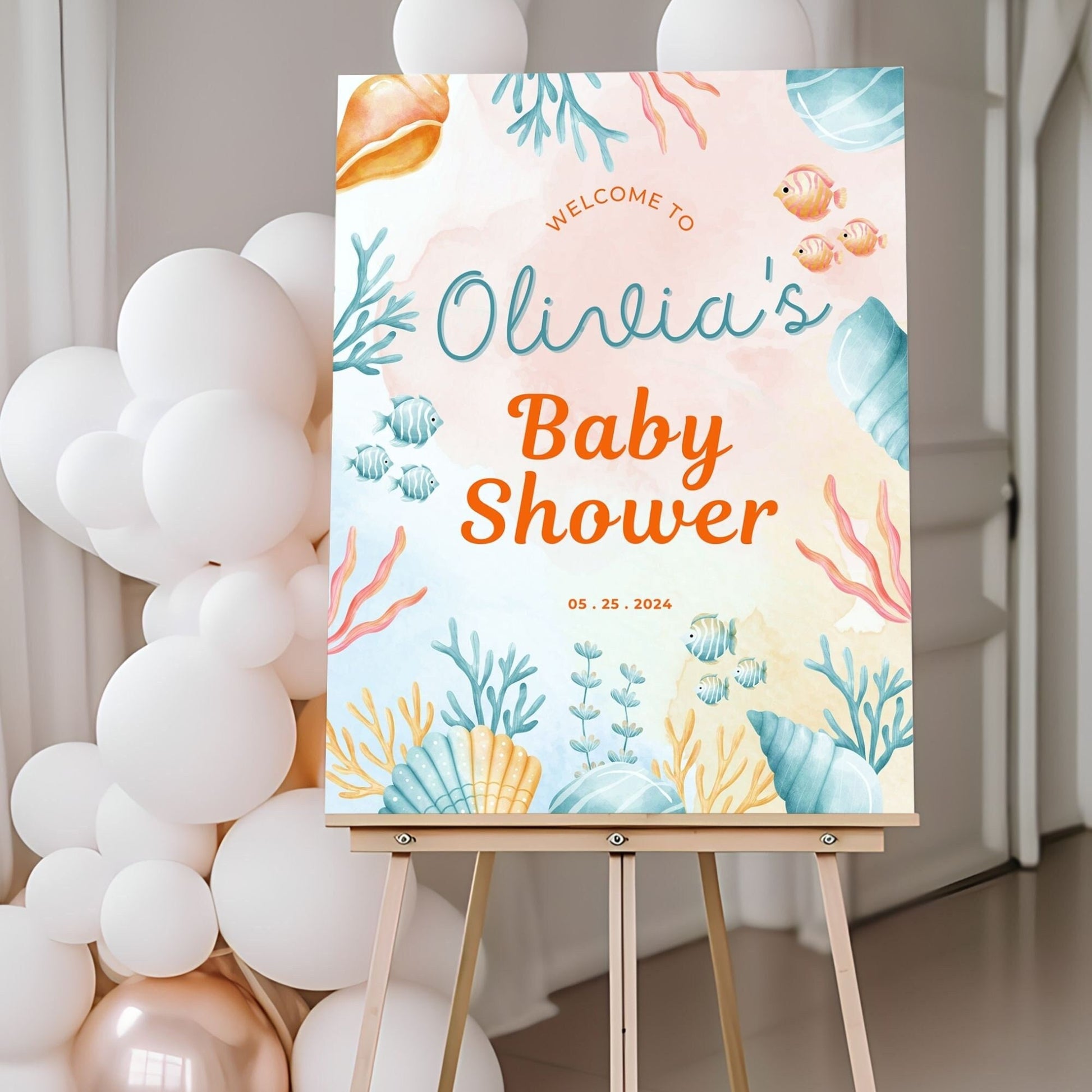 Baby Shower Welcome Sign - Magnolia Dane Co.