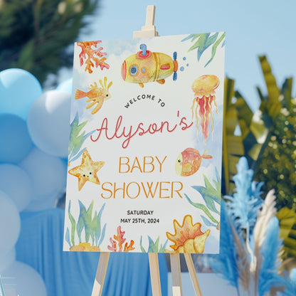 Baby Shower Welcome Sign - Magnolia Dane Co.